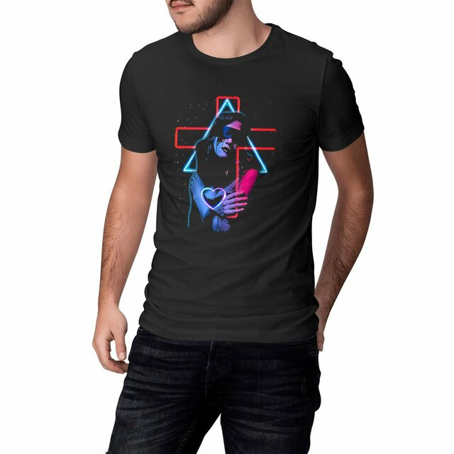 Image front GOTHIC HEART - Heavyweight Unisex t-shirt Premium Plus