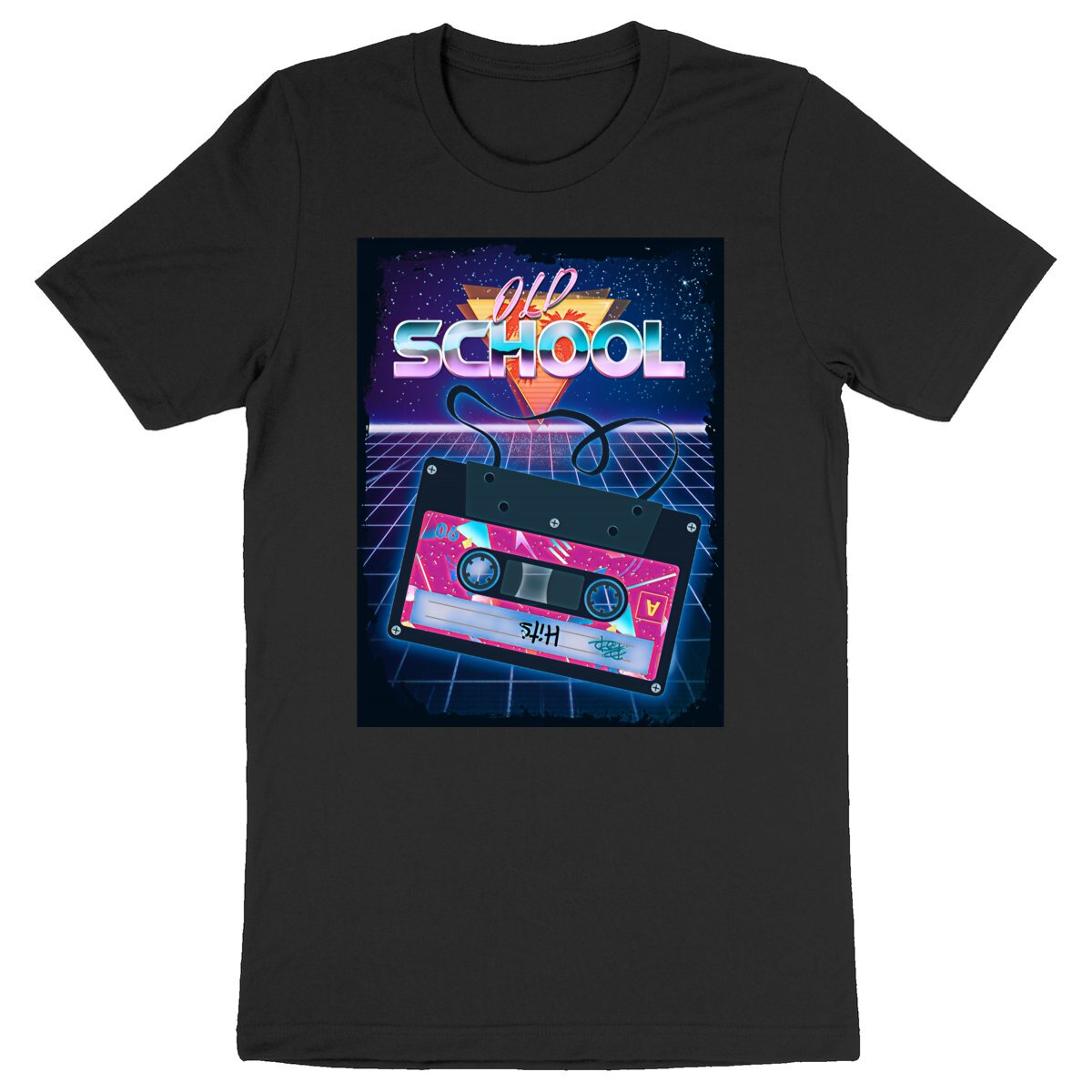 Image back Old SCHOOL - Heavyweight Unisex t-shirt Premium Plus