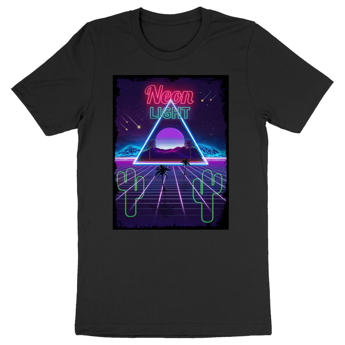 Image back neon LIGHT - Heavyweight Unisex t-shirt Premium Plus