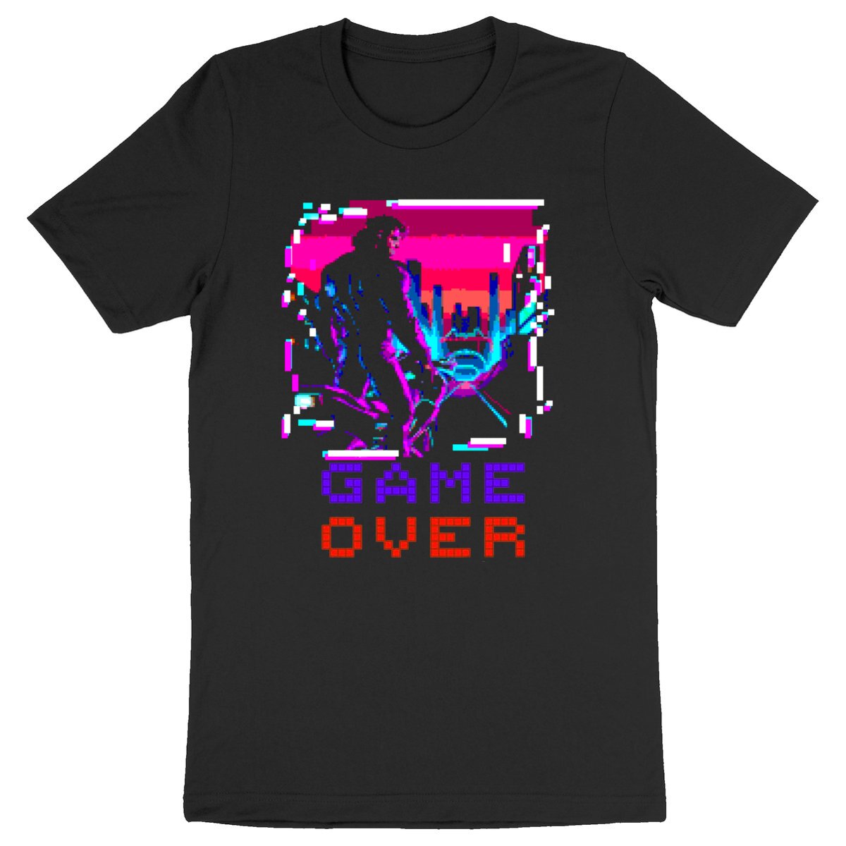 Image back GAME OVER 1 - Heavyweight Unisex t-shirt Premium Plus