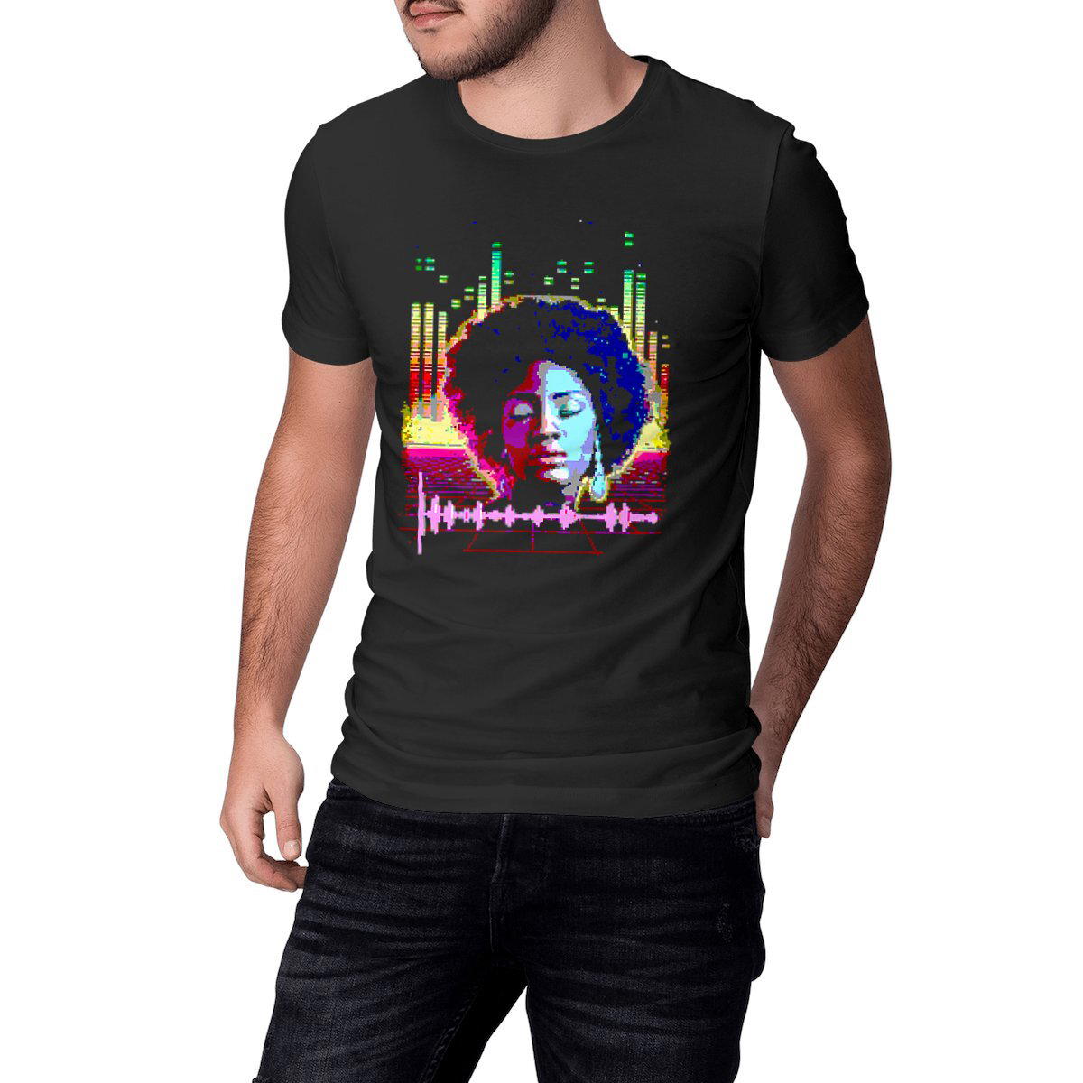 Image front PIXELART - Heavyweight Unisex t-shirt Premium Plus