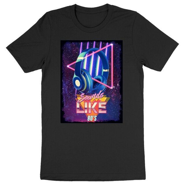 Image back SOUND like 80's - Heavyweight Unisex t-shirt Premium Plus