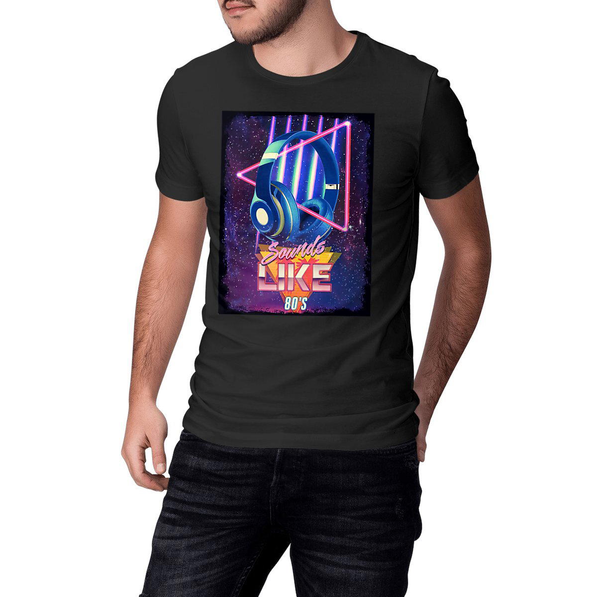 Image front SOUND like 80's - Heavyweight Unisex t-shirt Premium Plus