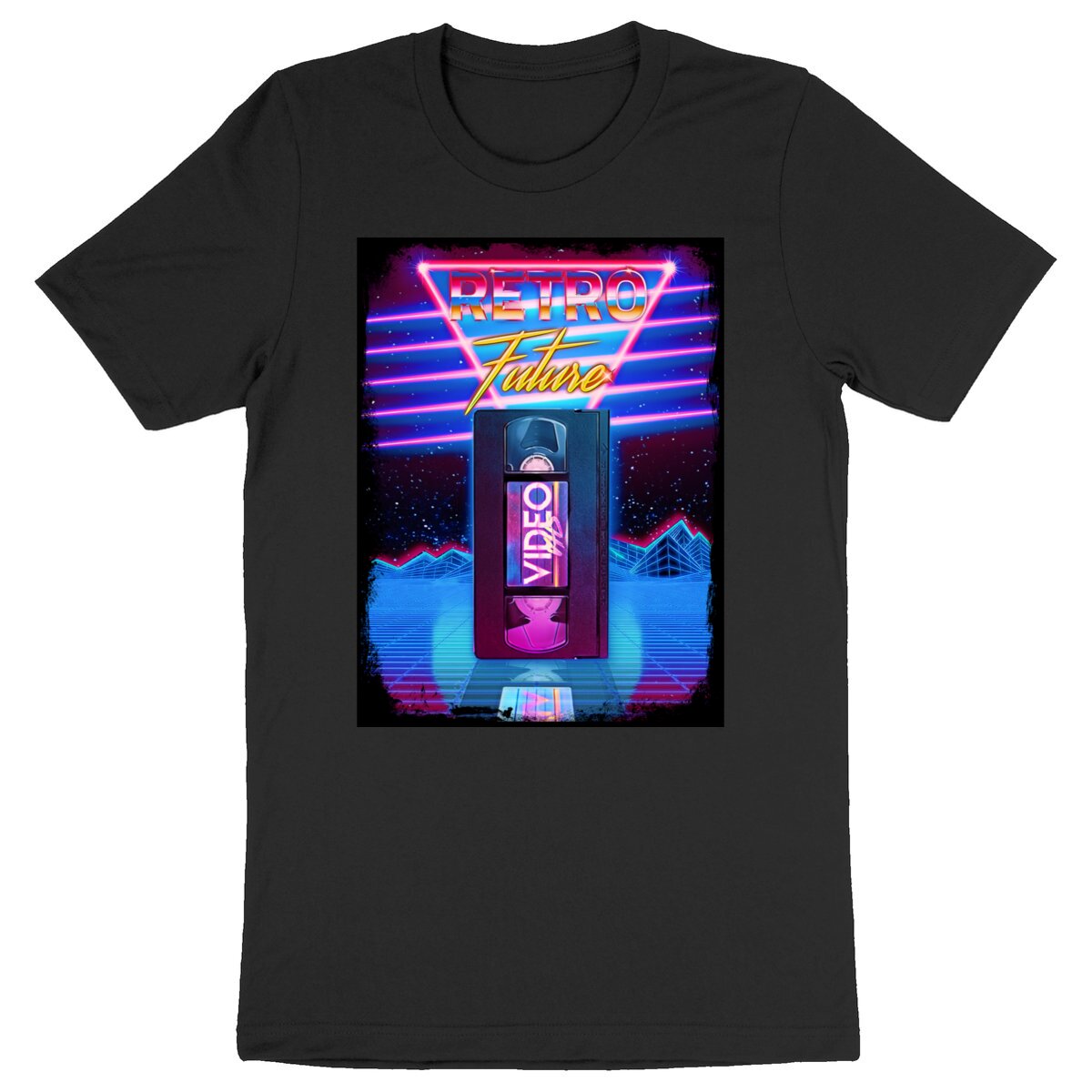 Image back RETRO FUTURE - Heavyweight Unisex t-shirt Premium Plus