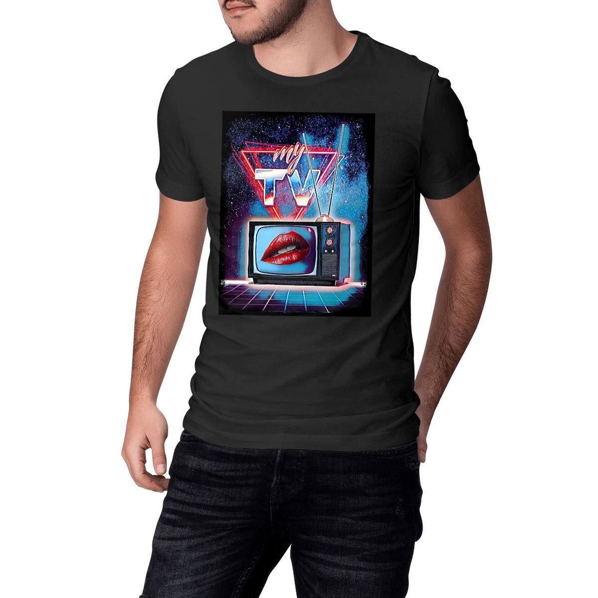 Image front MY TV - Heavyweight Unisex t-shirt Premium Plus