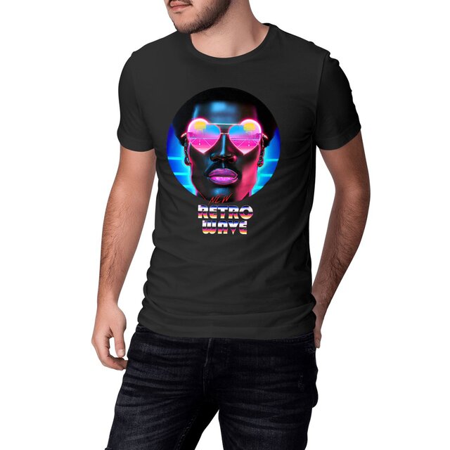 Image front Black Wave - Heavyweight Unisex t-shirt Premium Plus
