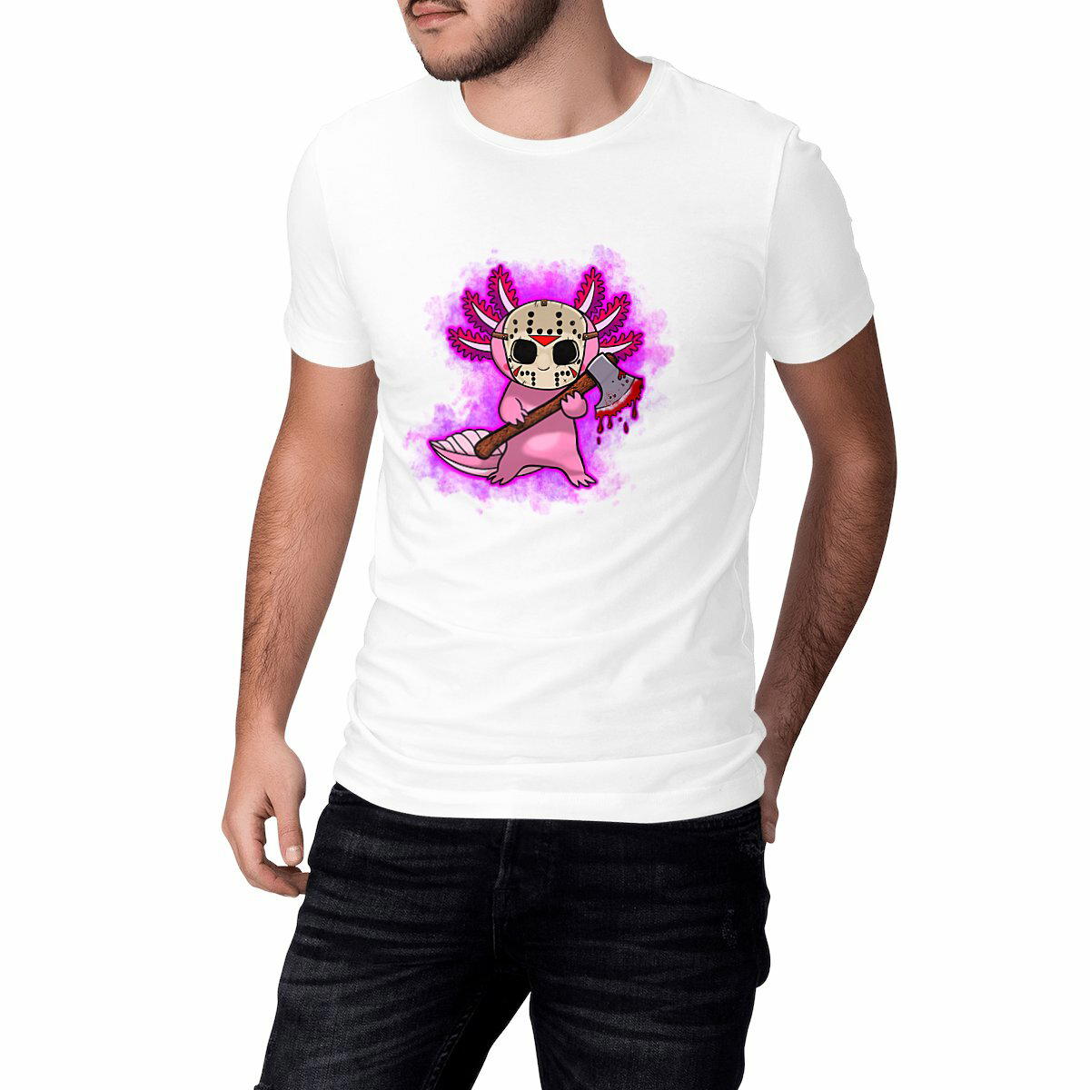 Axe-Olotl - Front Hit Unisex Classic Tee