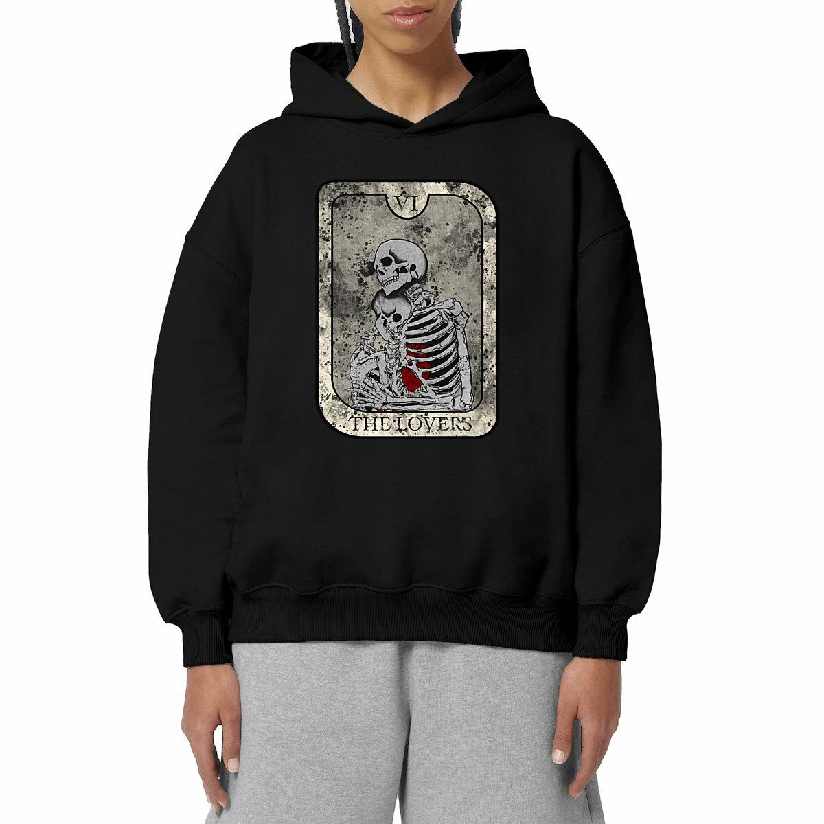 The Lovers - Front Hit Unisex Oversized Hoodie
