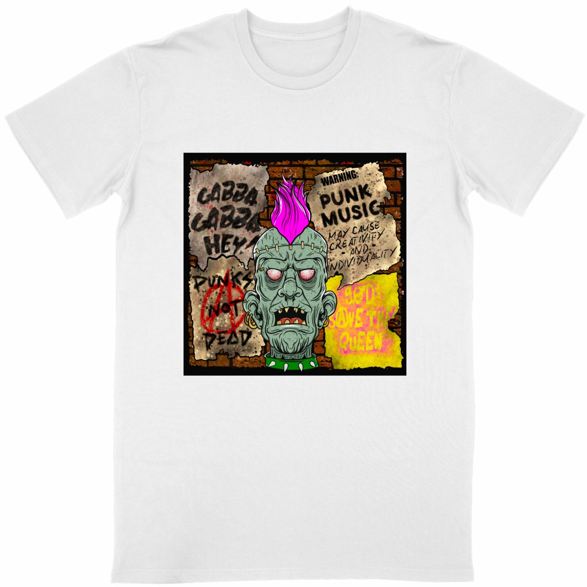 Frankenpunk - Front Hit Unisex Classic Tee - Image