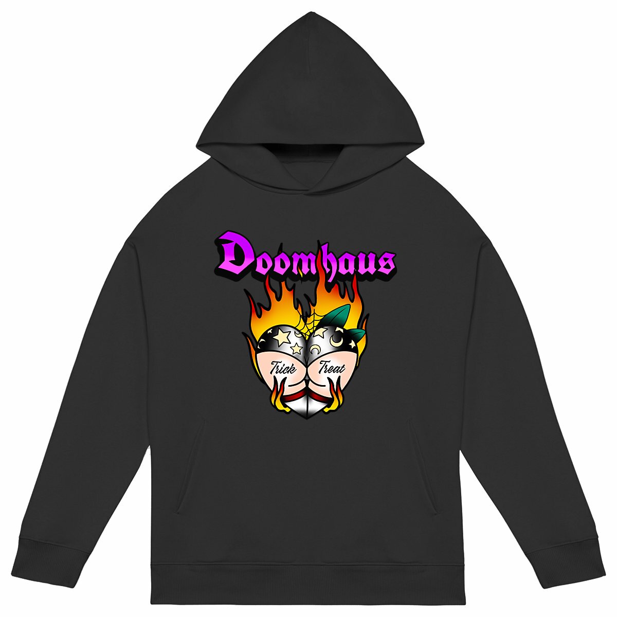 Trick or Treat - Front Hit Unisex Oversized Hoodie - Image