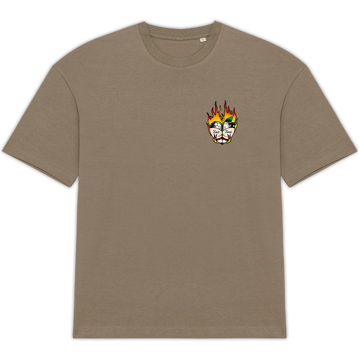 Trick or Treat - Front + Back Hit Unisex Oversized Tee - Image