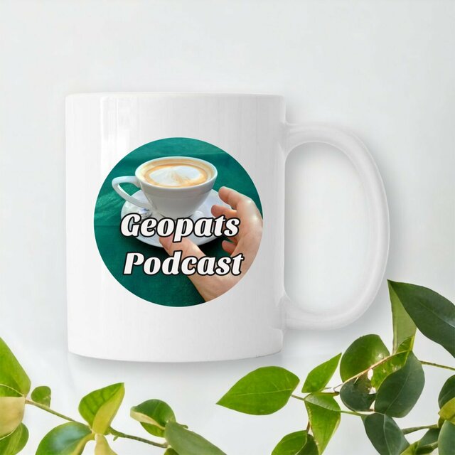 mug with green handle