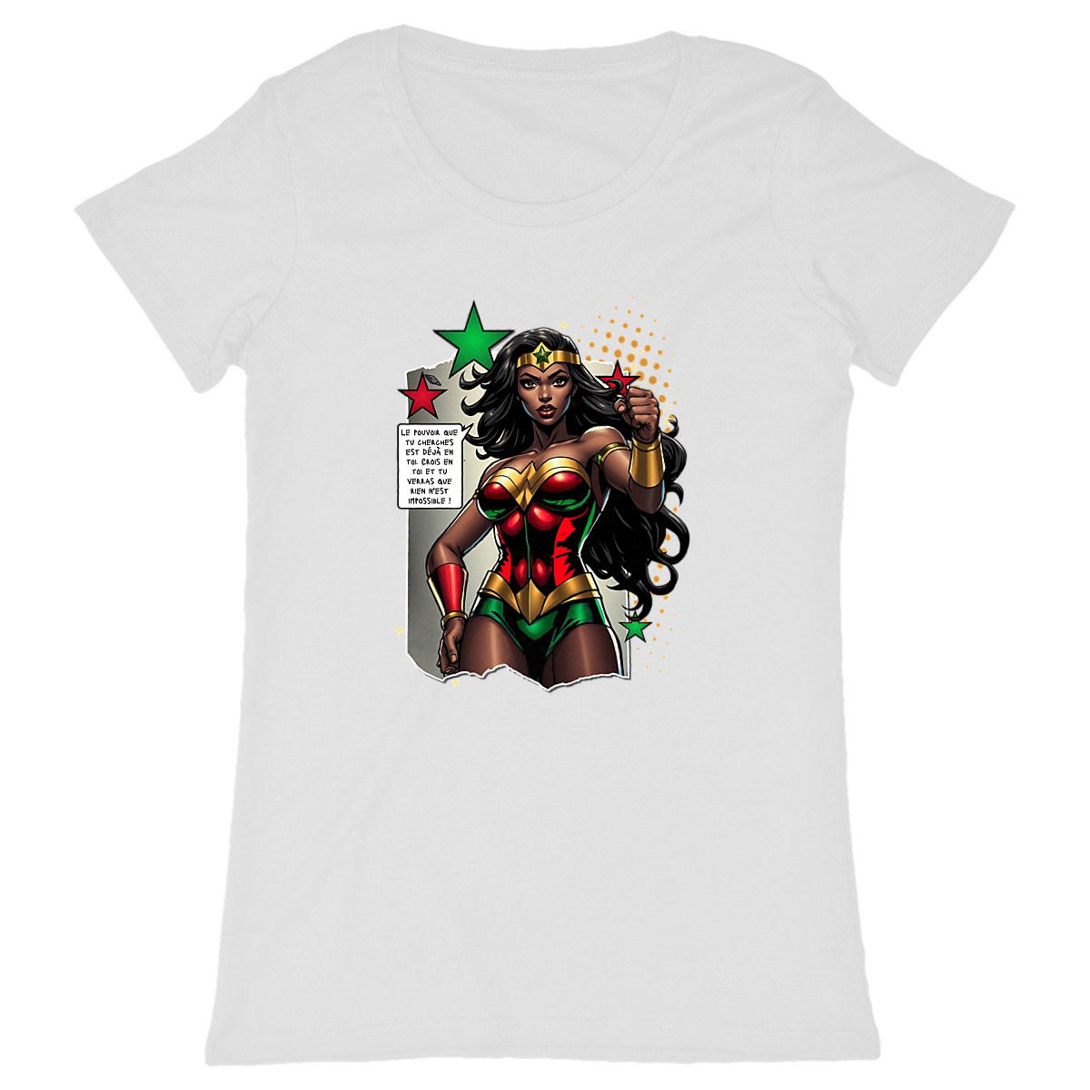 Image back T-shirt femme MC Amazon Queens Callaïs