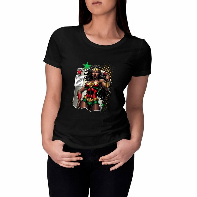Image front T-shirt femme MC Amazon Queens Callaïs