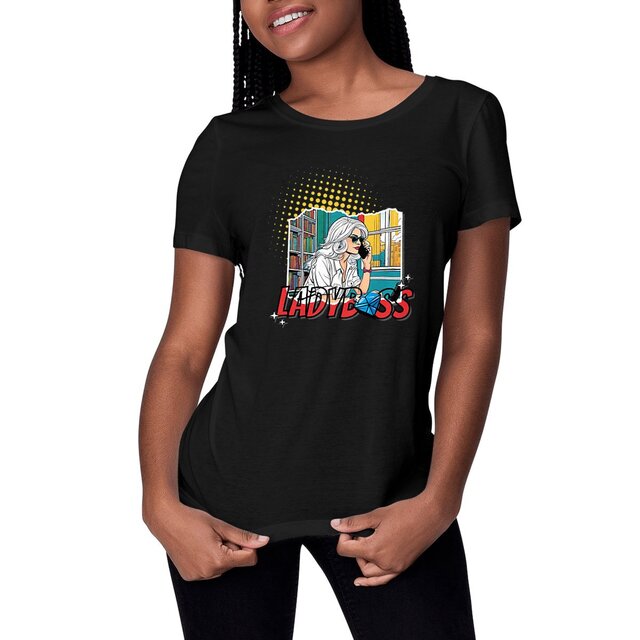 Image front T-shirt MC Ladyboss