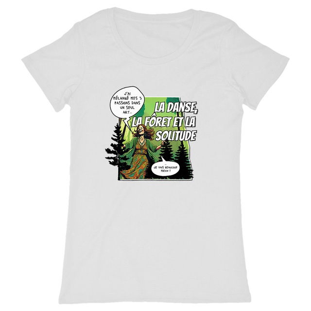 Image back T-shirt femme Danse de la forêt
