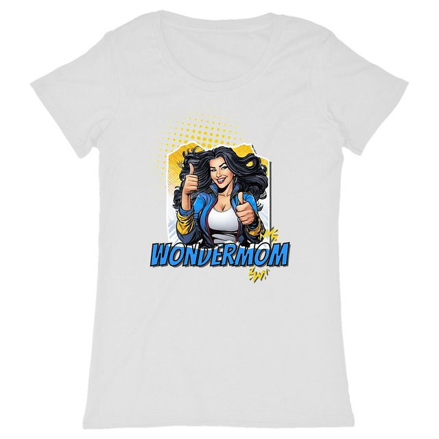 Image back T-shirt MC Wondermom