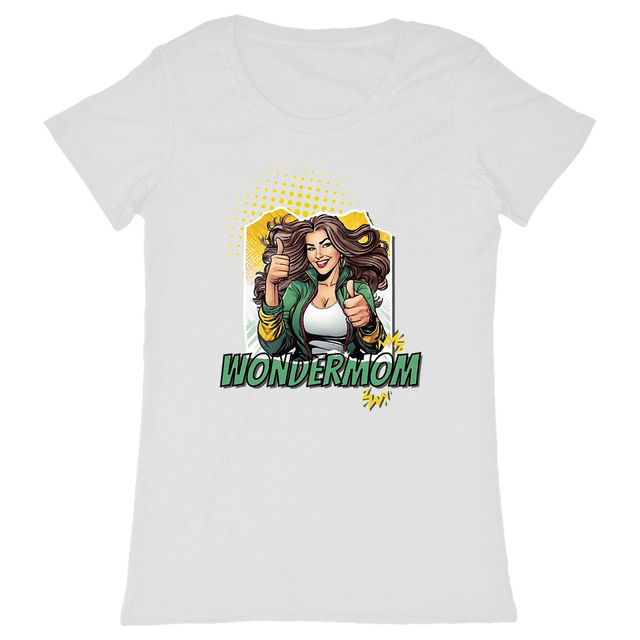 Image back T-shirt MC Wondermom