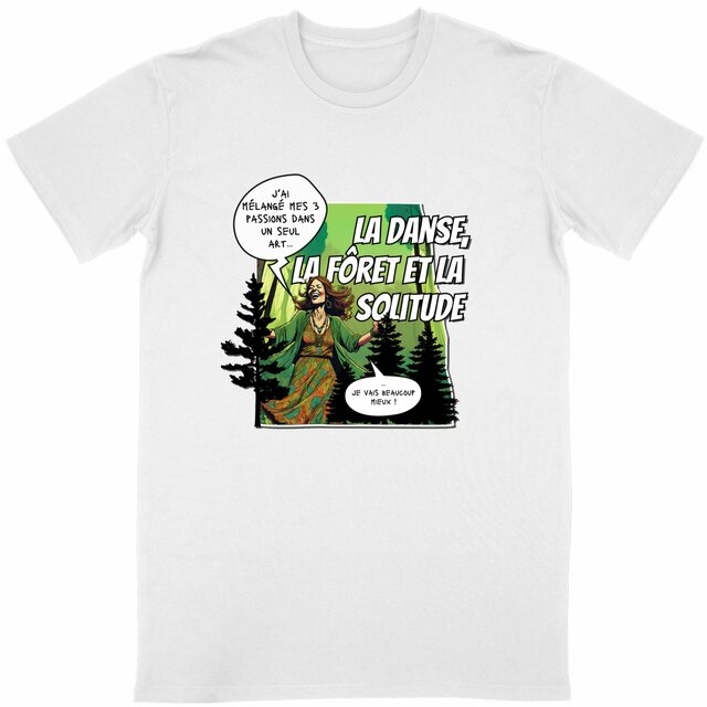 Image back T-shirt unisexe Danse de la forêt