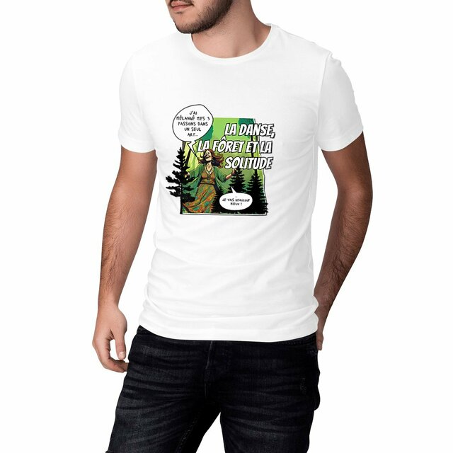 Image front T-shirt unisexe Danse de la forêt
