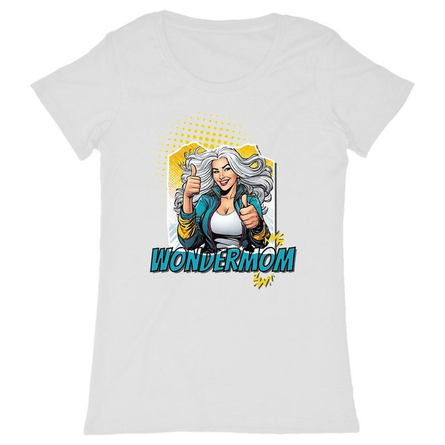 Image back T-shirt MC Wondermom