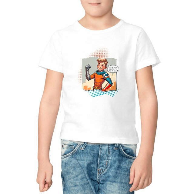 Image front Theo T-shirt enfant Super Kids