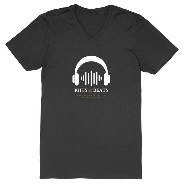 Riffs and Beats Official Men's Tee Shirt V-neck - Image
