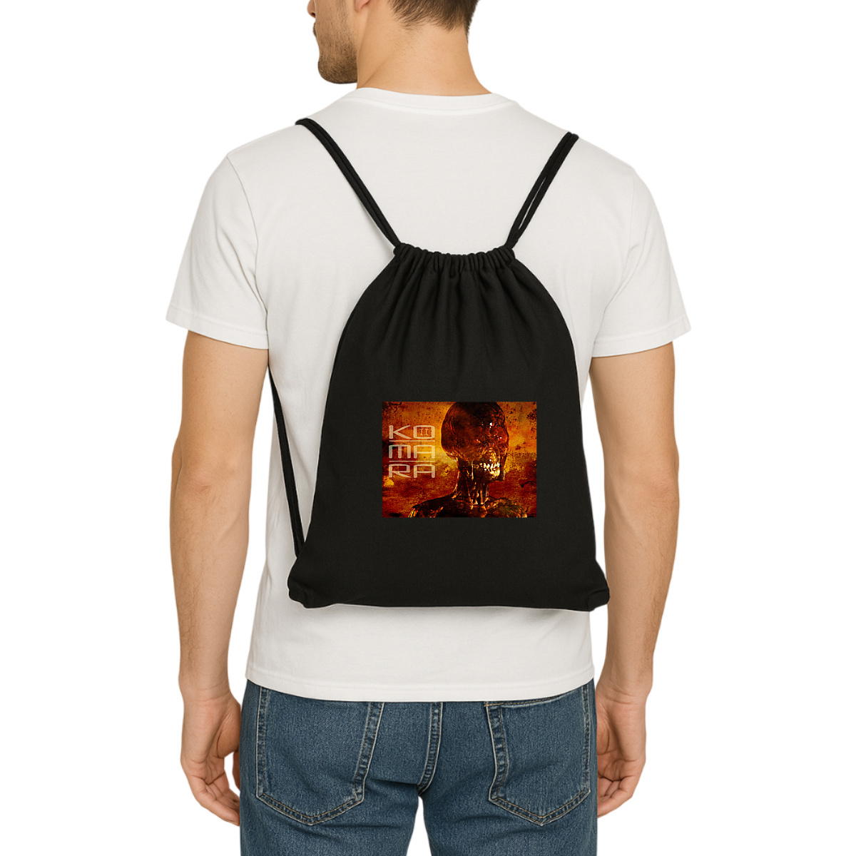 KOMARA: Anatomical Mind Drawstring Bag