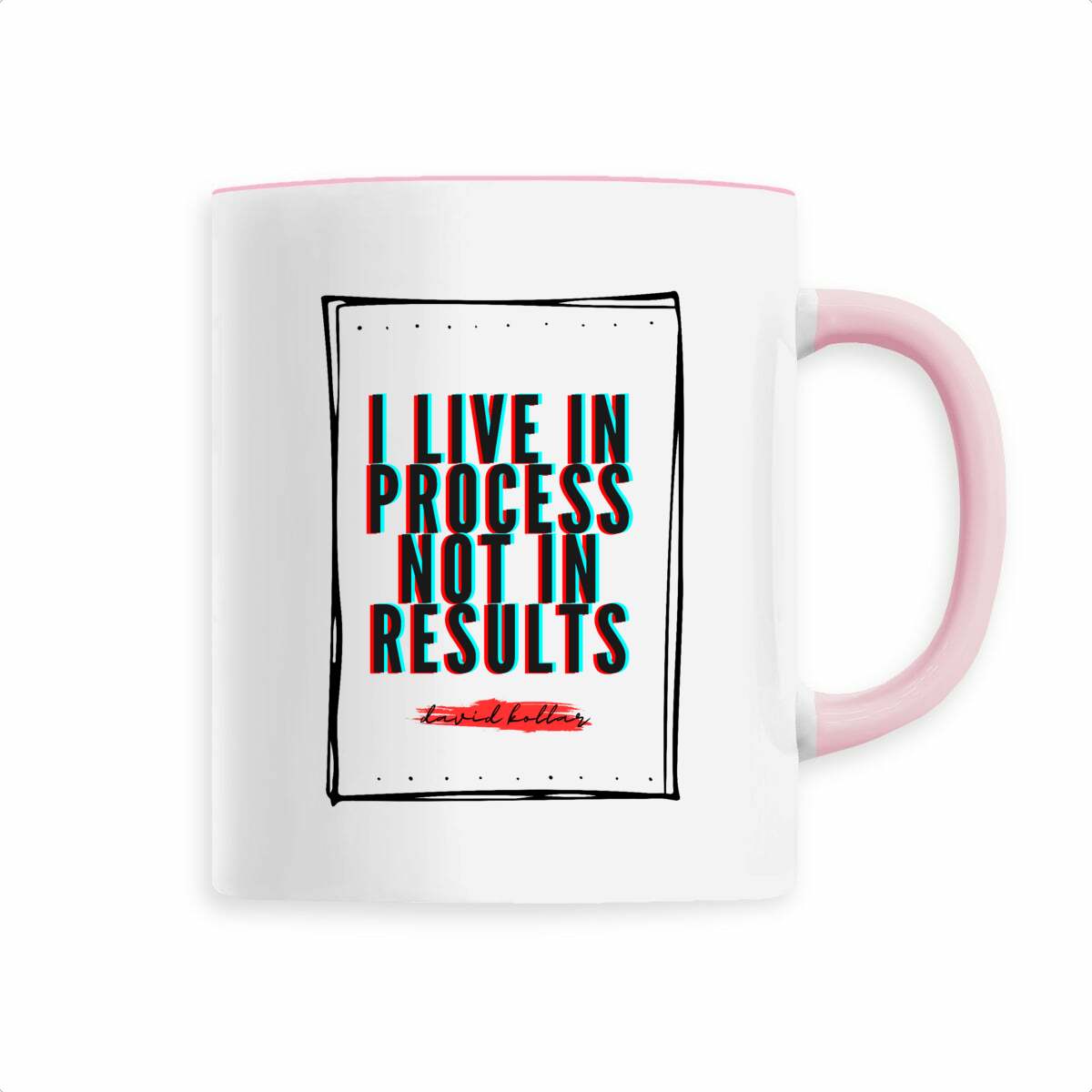 I Live in Process – Ceramic Mug - Image