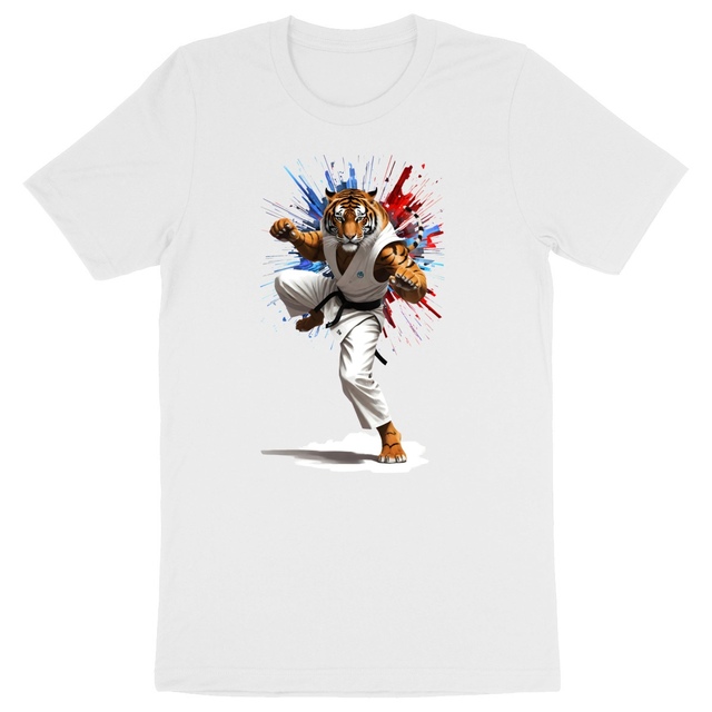 Image back T-shirt Original adulte du Supporter de l'Équipe de France de Karaté - Coton Bio - Collections 2024