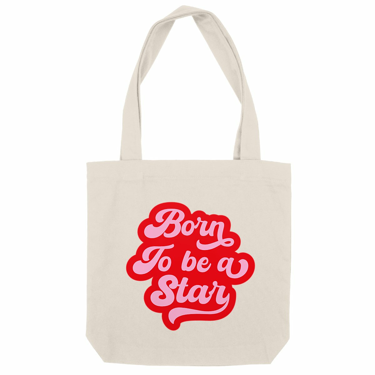 Image front Born to be a star Tote-bag