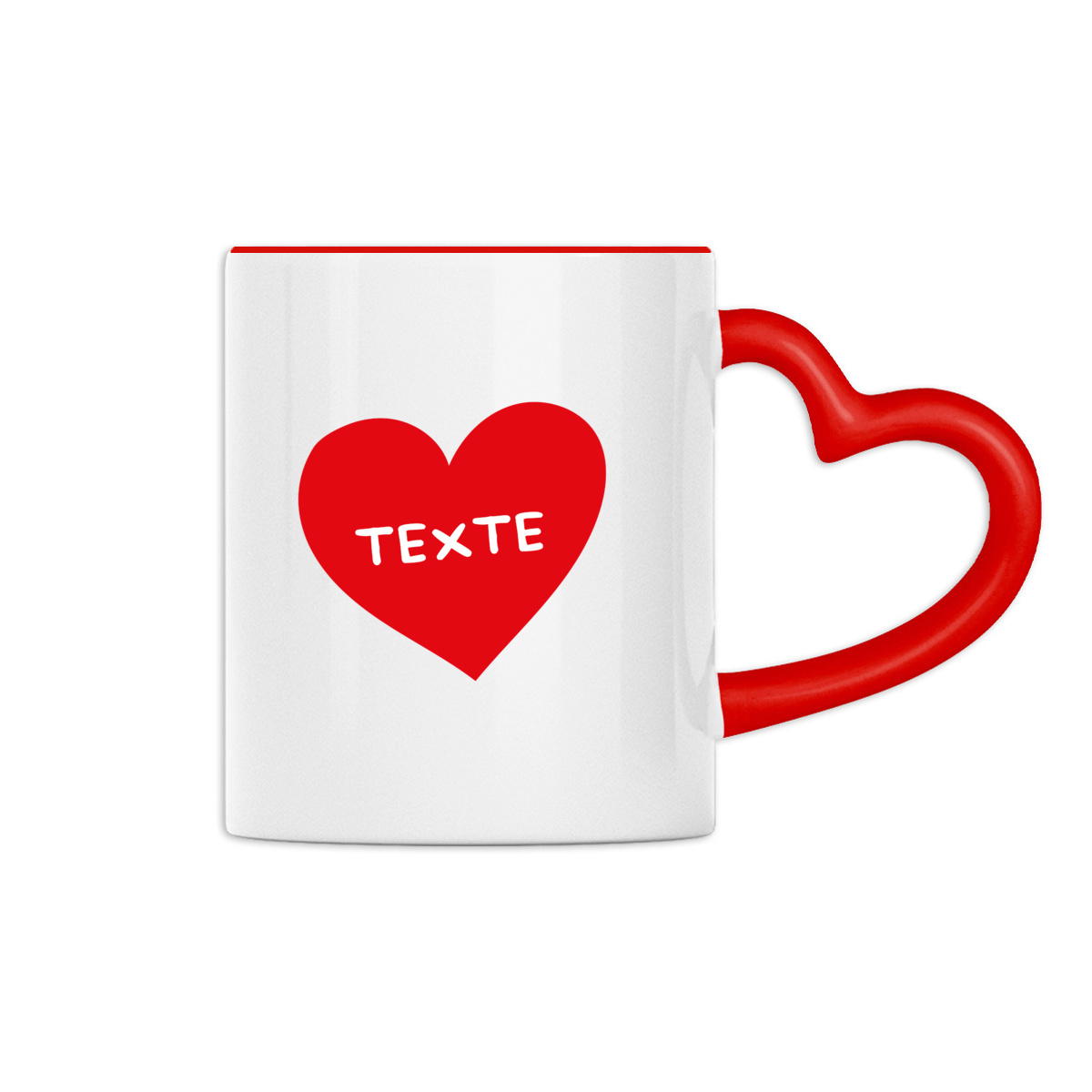 Image back Mug coeur personnalisé