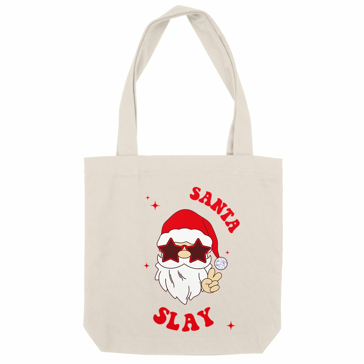 Image front Santa slay Tote-bag
