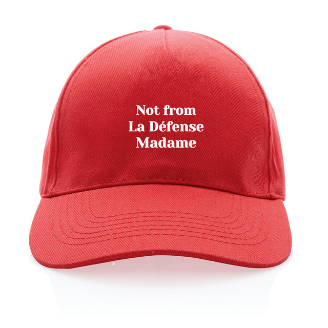 Casquette 100% recyclée - Not From La Défense Madame