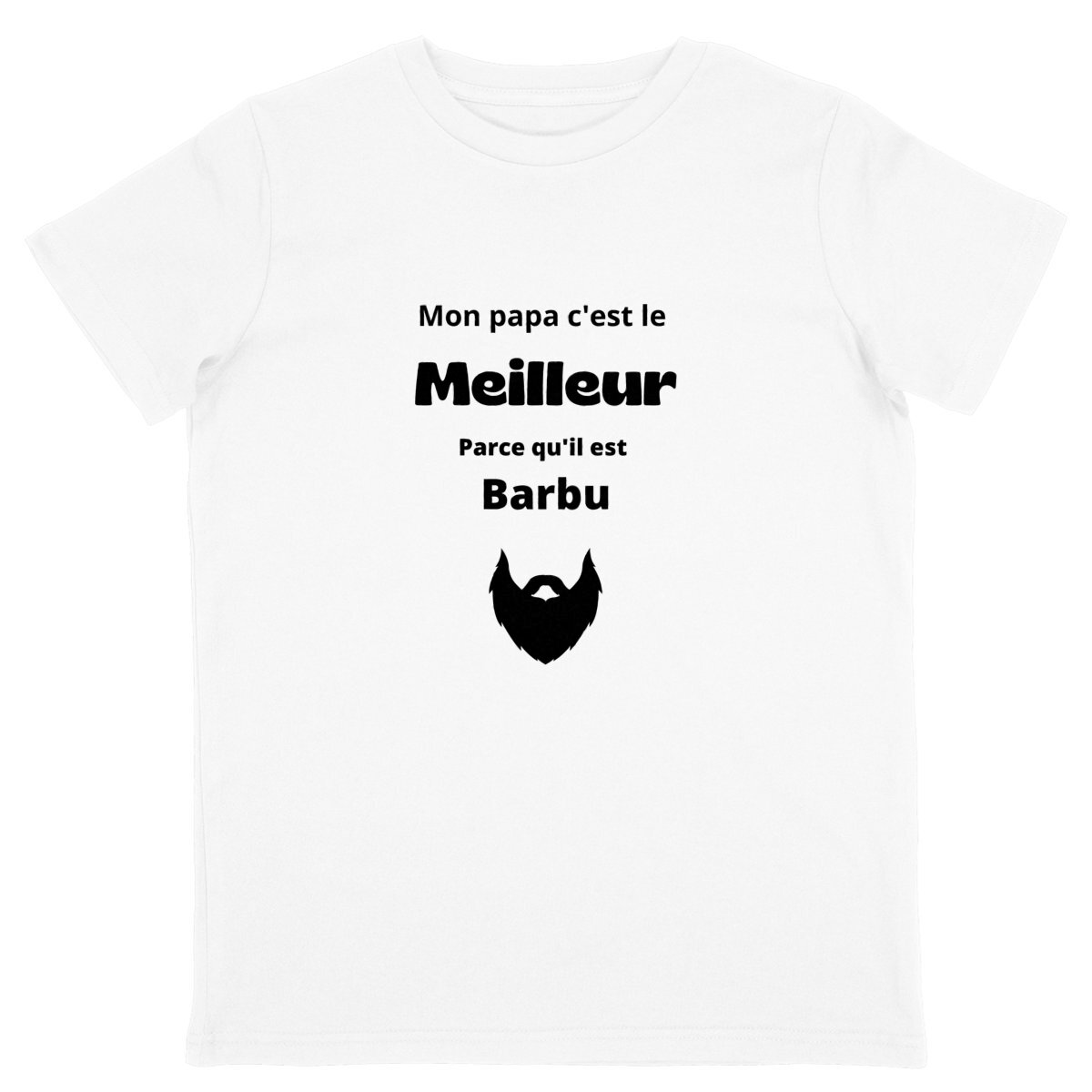 Image back T-shirt "Mon papa c'est le meilleur"