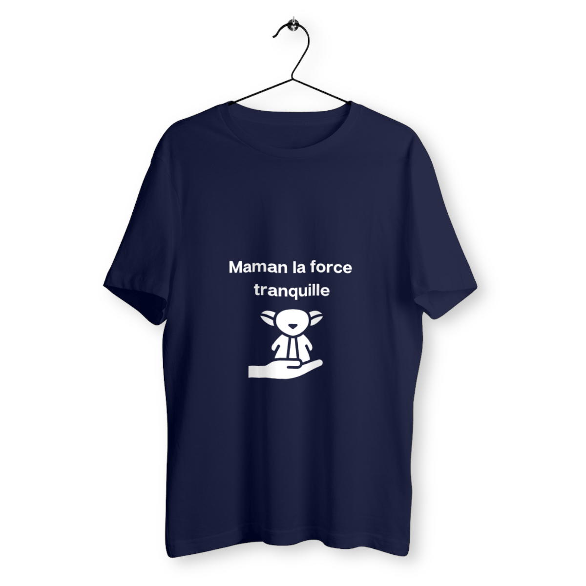 Image back T-shirt adulte "Maman, la force tranquille"
