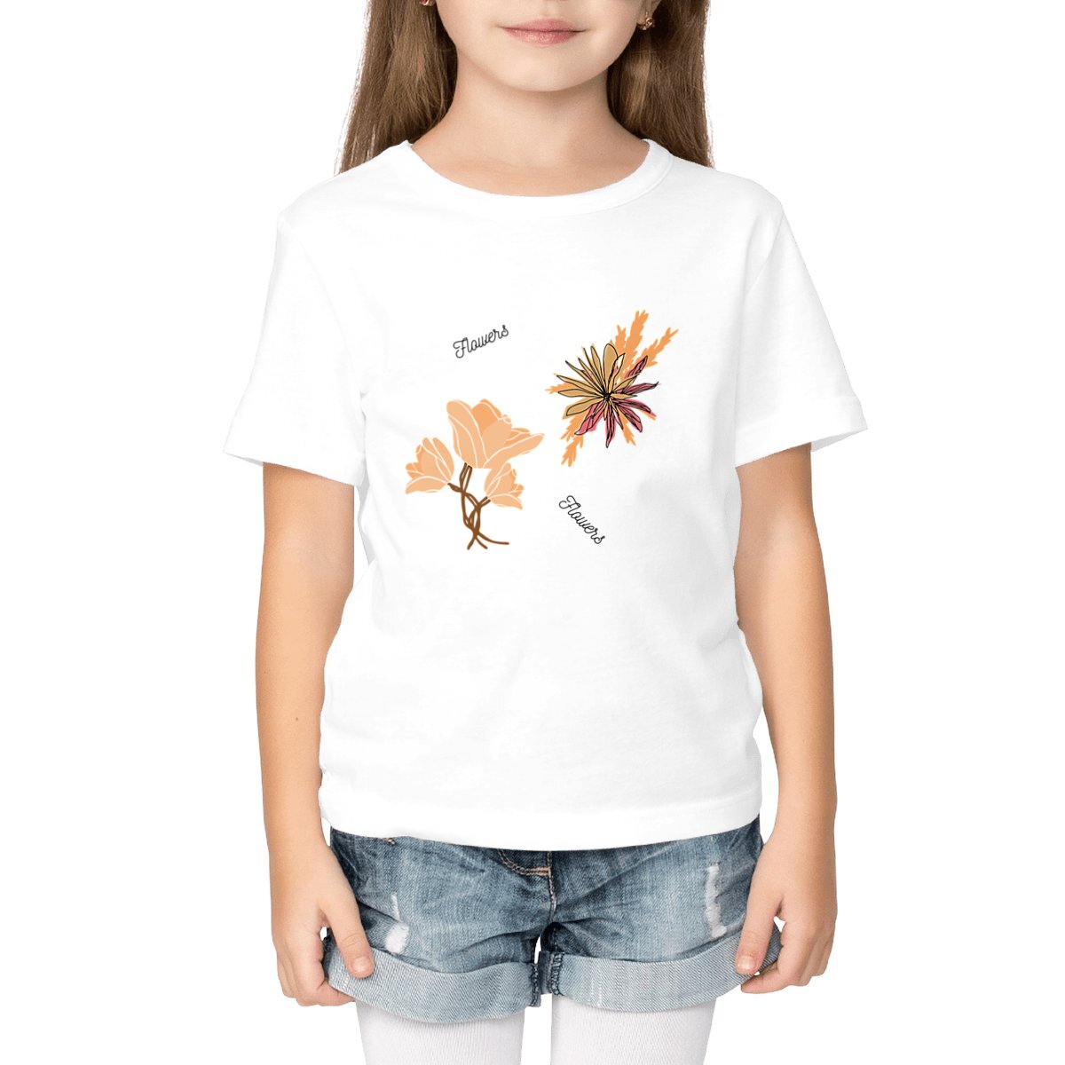 Image front T-shirt "Flowers