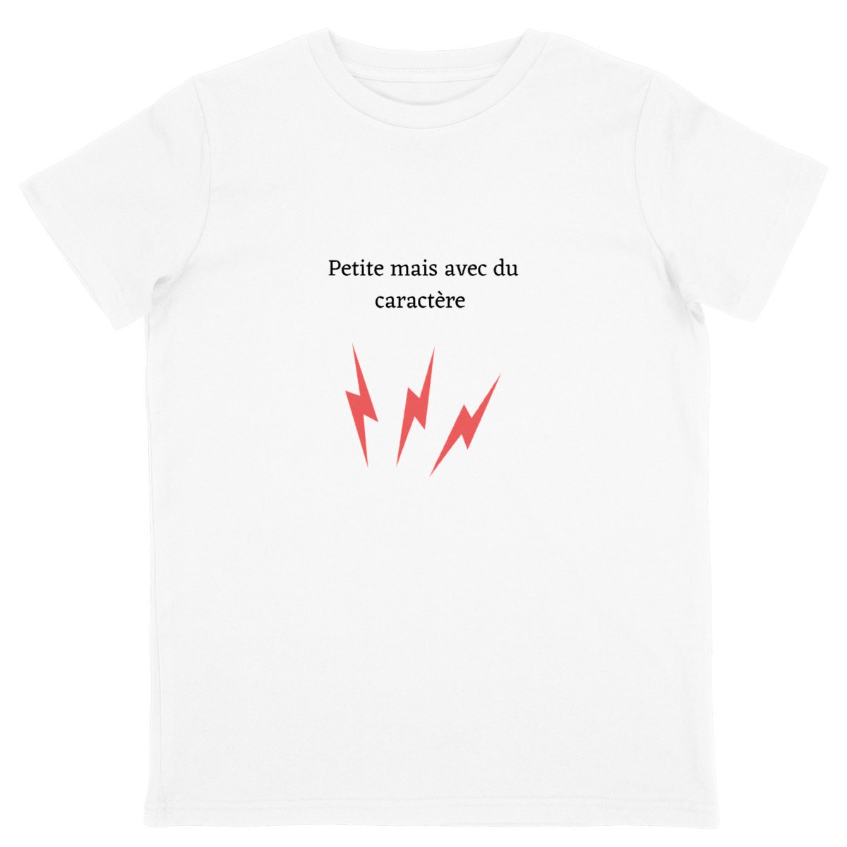 Image back T-shirt "Caractère"