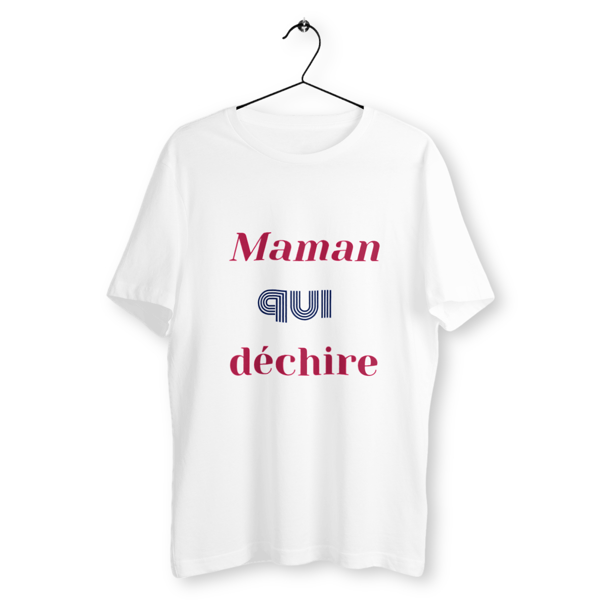 Image front T-shirt adulte "Maman qui déchire"