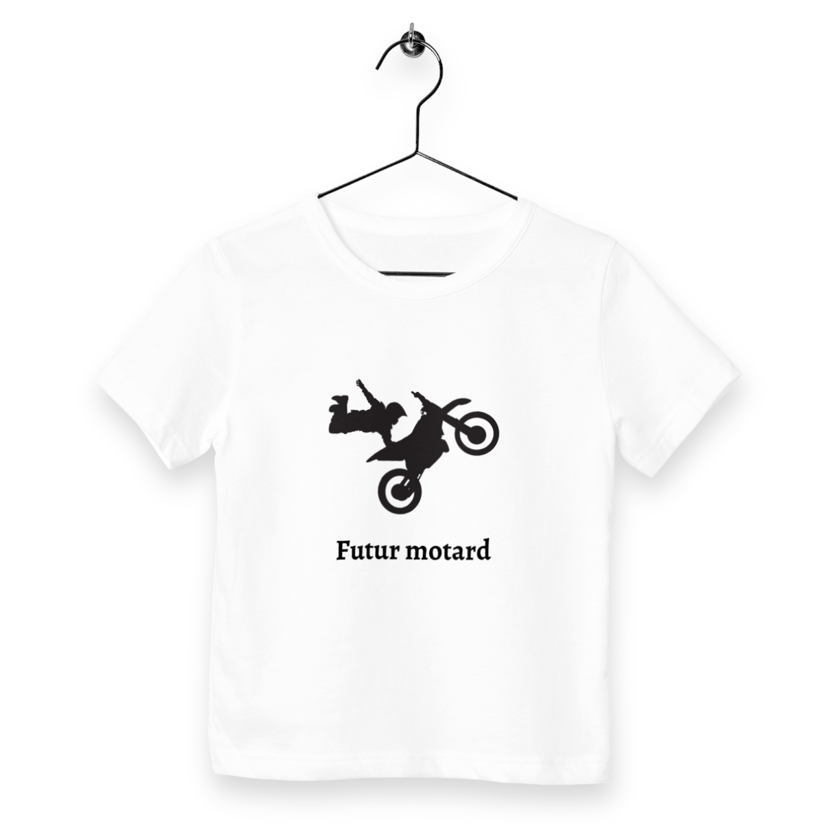 Image front T-shirt "Futur motard"