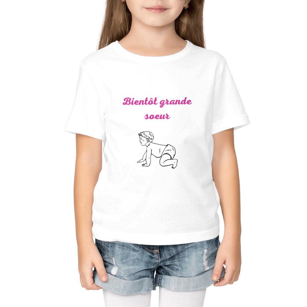 Image front T-shirt "Grande soeur"