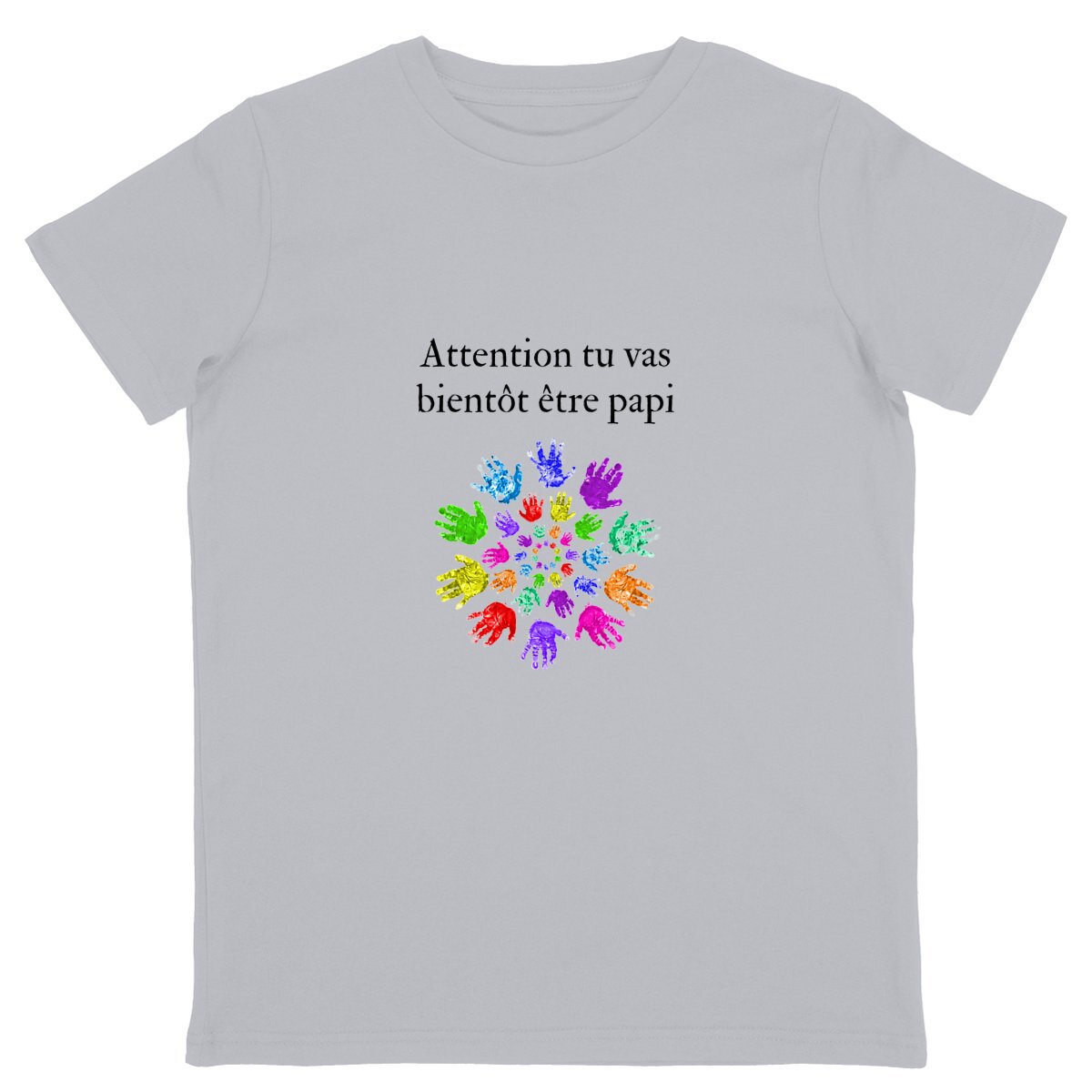 Image back T-shirt "Bientôt papi