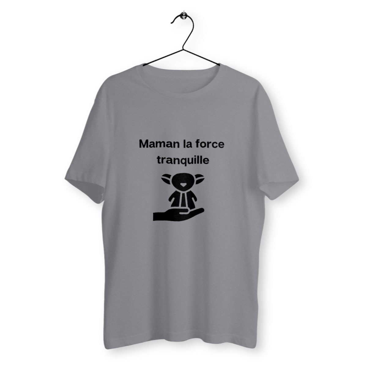 Image back T-shirt adulte "Maman, la force tranquille"