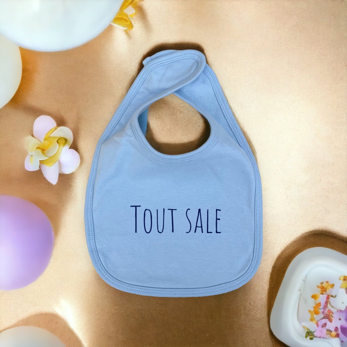 Image front Bavoir "Tout sale"