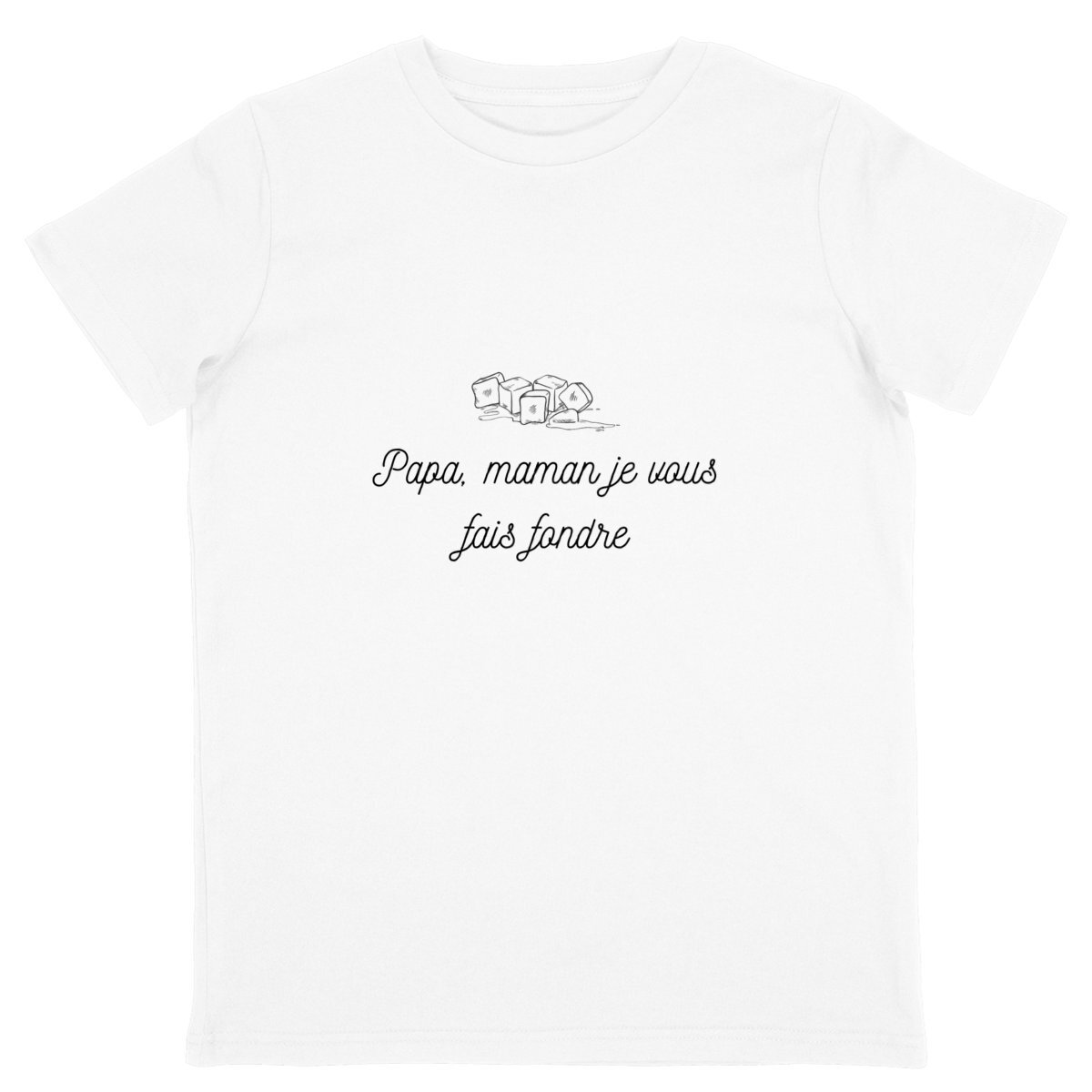 Image back T-shirt "Papa,maman"