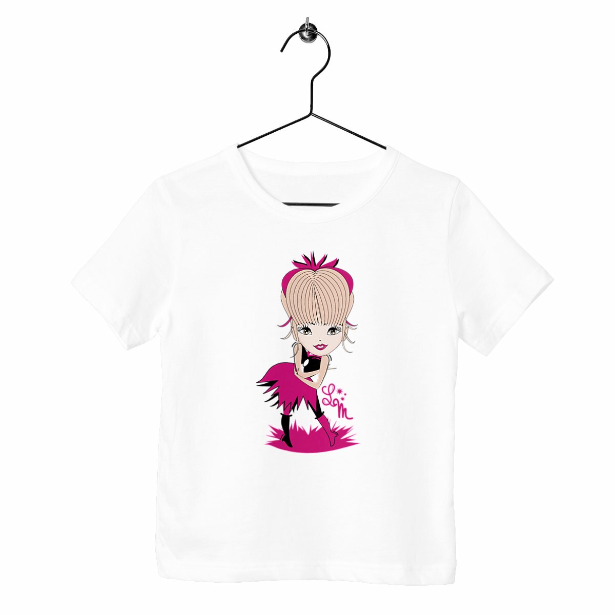 Image front T-shirt Enfant Epais 100% coton bio Lady Madoly