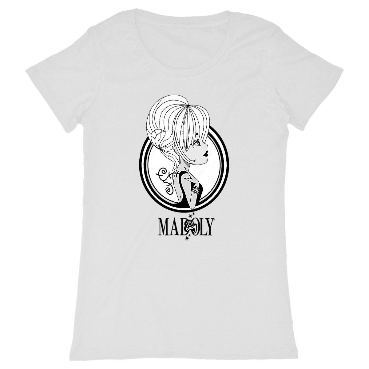 Image front T-shirt Femme Classique 100% coton - Modèle GIGY