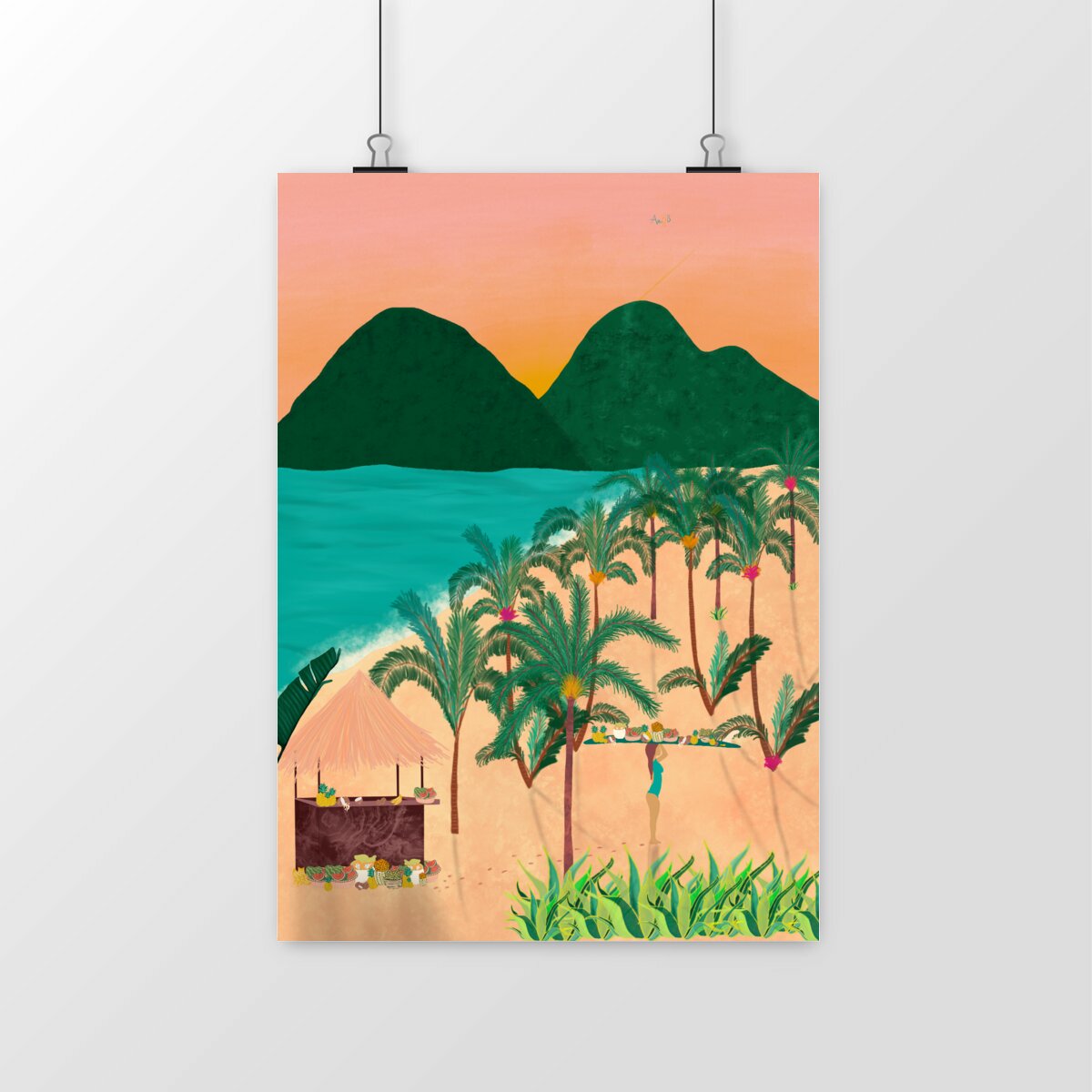 Image front Poster ~ Au marché 