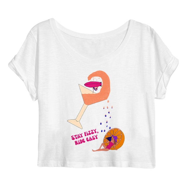 Image front Crop top ~ ride easy