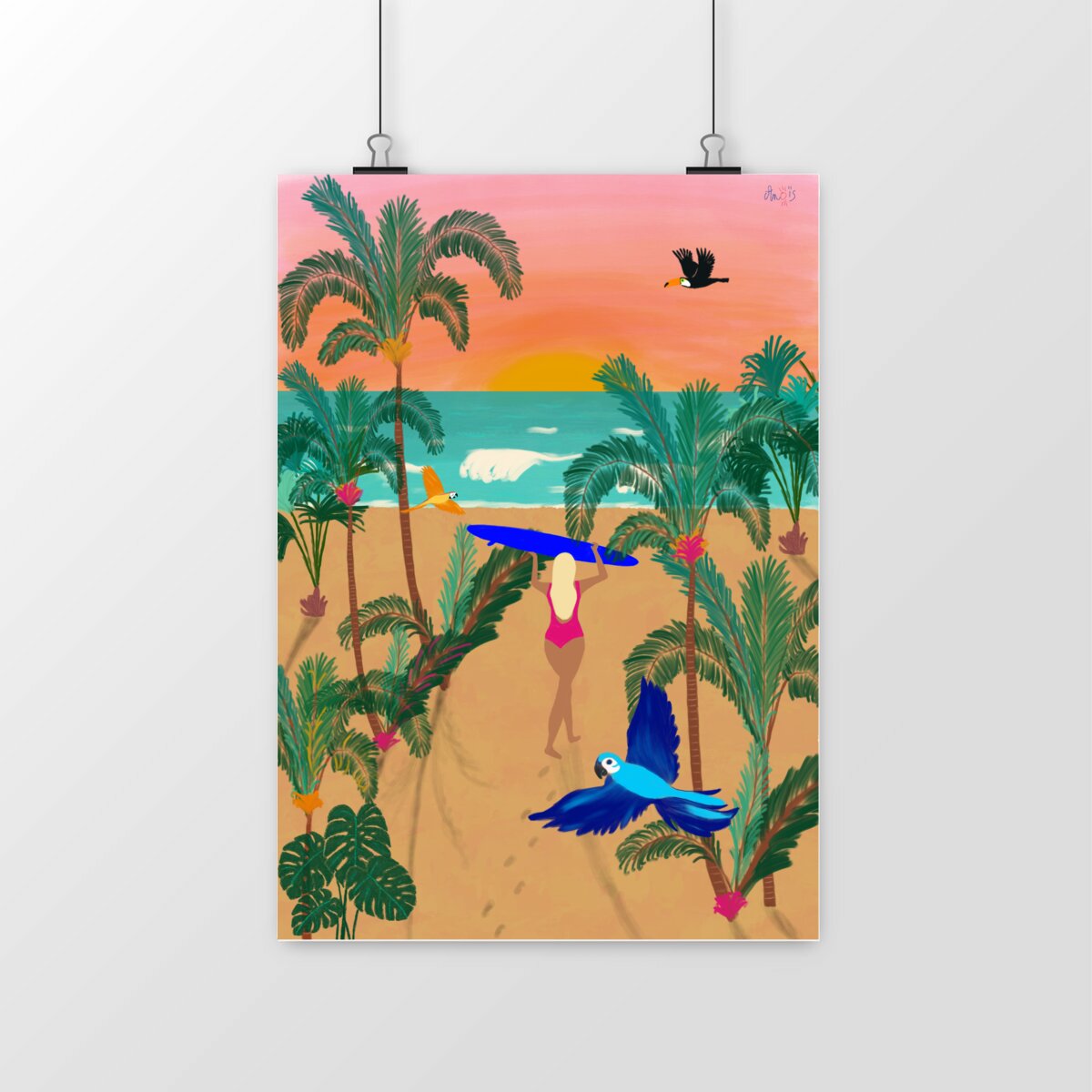 Image front Poster ~ Surf dans la jungle